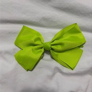 Bright Green Kids Hair Bow